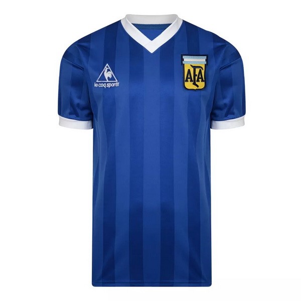 Camiseta Argentina 2ª Retro 1986 Azul